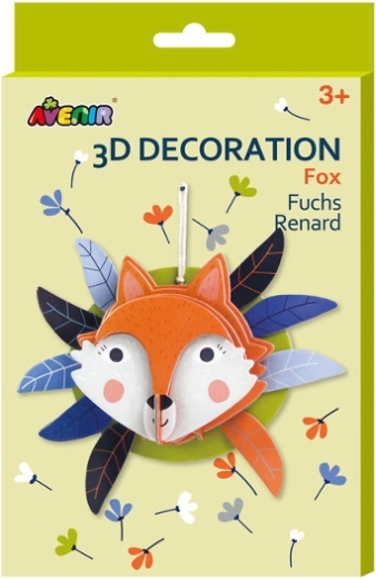 3D διακόσμηση αλεπούς για κρέμασμα