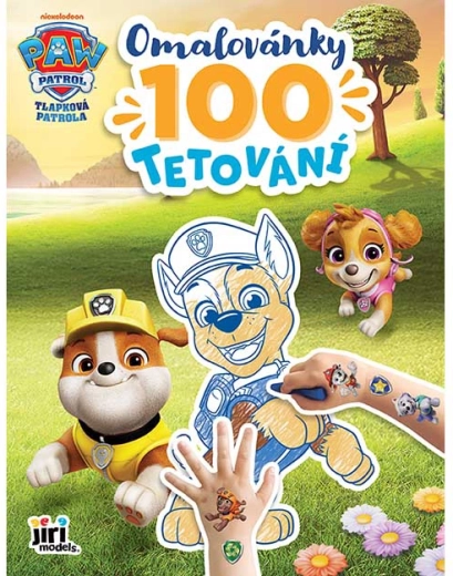 Βιβλίο ζωγραφικής και 100 τατουάζ Paw Patrol – Η Πατρούλα