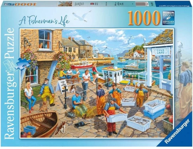 Puzzle Ravensburger Ζωή του ψαρά 1000 κομμάτια