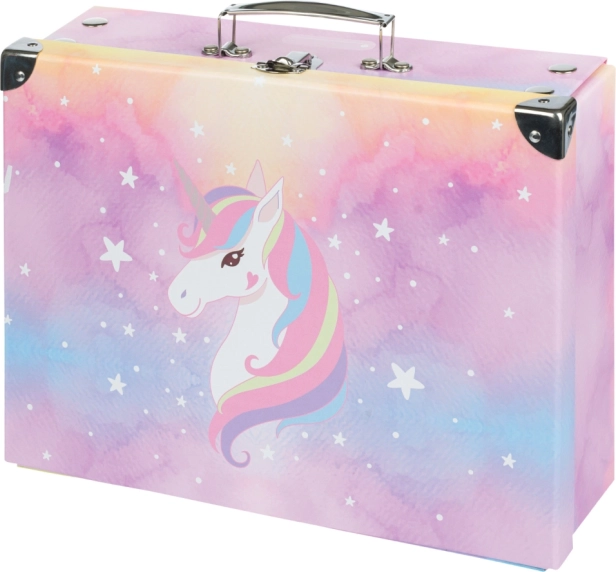 Πτυσσόμενη σχολική βαλιτσούλα Rainbow Unicorn BAAGL