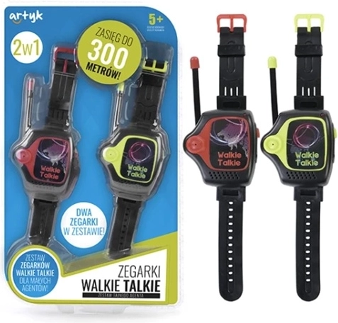 Παιδικά ρολόγια με ασύρματο walkie talkie (2 τεμ.) – εμβέλεια έως 300 m