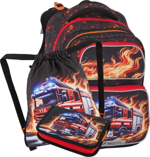 Σχολικό σετ Bagmaster DOPI 26 B Πυροσβέστες