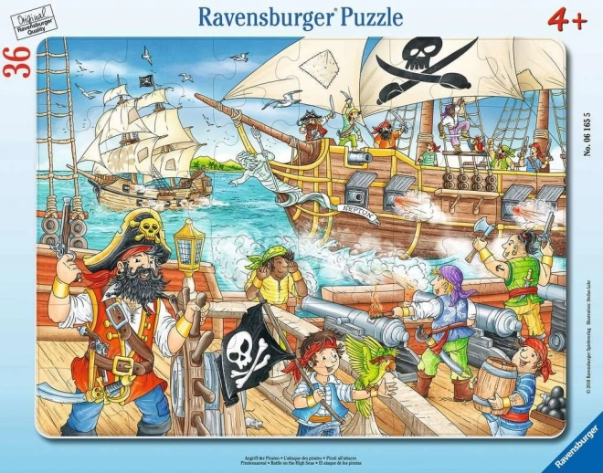 Ravensburger παζλ Μάχη στην ανοιχτή θάλασσα 36 κομμάτια