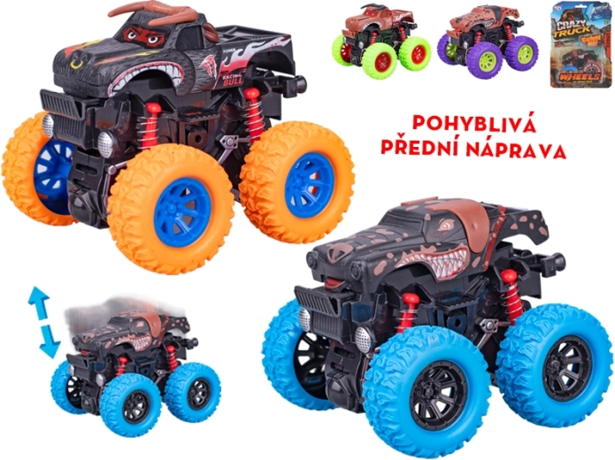 Crazy Truck monster truck με μηχανισμό αδράνειας 9 cm