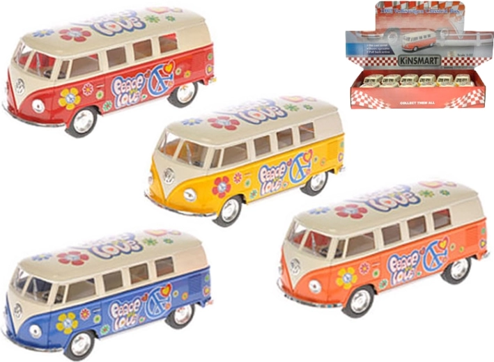 Kinsmart μεταλλικό μοντέλο Volkswagen Classical Bus 1962 1:32 13 cm