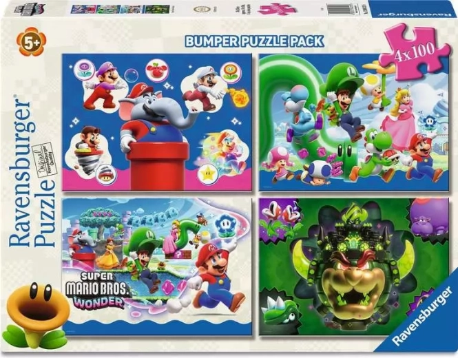 Ravensburger παζλ Super Mario 4×100 κομμάτια
