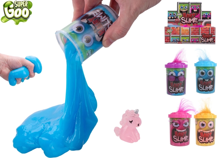 Slime Super Goo – τριχωτό τέρας 8 cm, 100 g