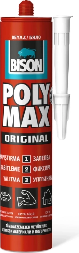 Bison Poly Max Original λευκή κόλλα στεγανοποίησης 465 g