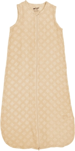 Lodger μουσελινικός υπνόσακος χωρίς μανίκια hopper tribe muslin sand 86/98