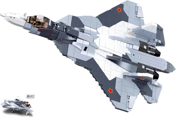 Sluban Model Bricks μαχητικό τζετ SU-57 2 σε 1 κατασκευαστικό σετ