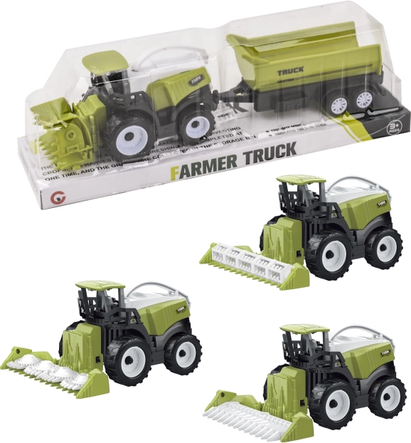 Θεριστική μηχανή με ρυμουλκούμενο