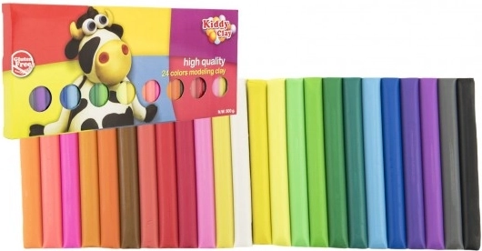 Πλαστελίνη Kiddy Clay 500g – 24 χρώματα
