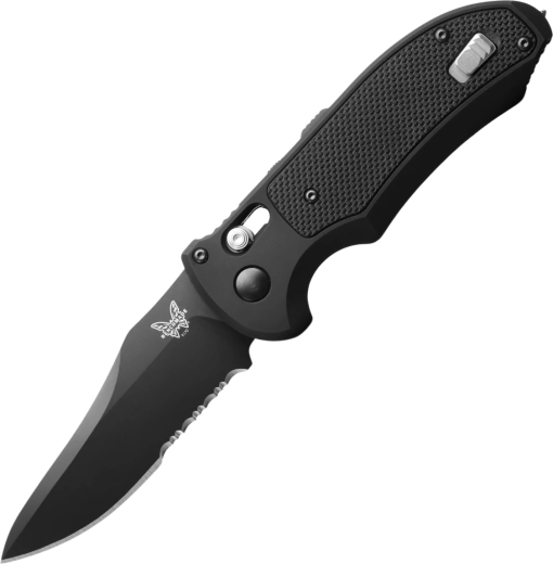 Αυτόματο μαχαίρι διάσωσης Benchmade Auto Triage με μαύρη λεπίδα