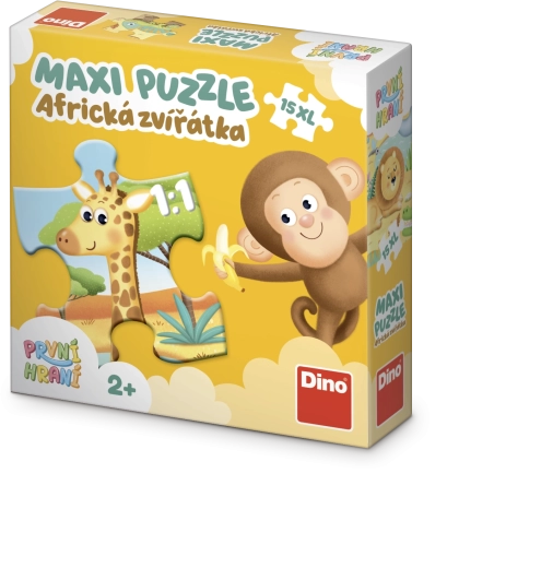 Dino maxi baby puzzle Πρώτη γνωριμία Αφρικανικά ζωάκια 15 κομμάτια