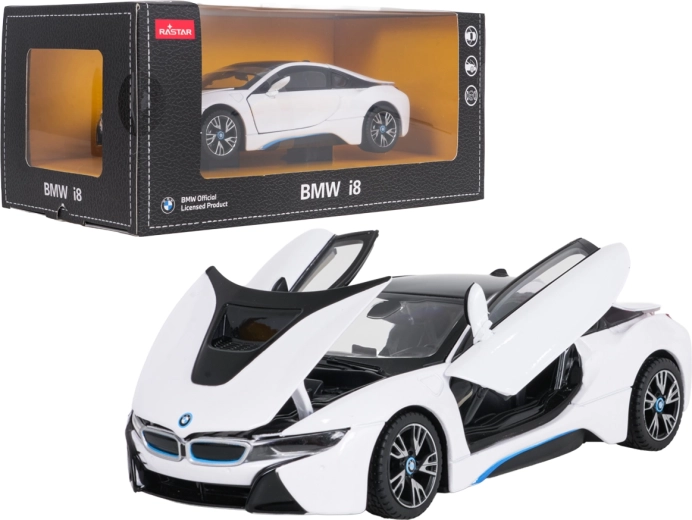 Μεταλλικό μοντέλο BMW i8 RASTAR 1:24 – Λευκό