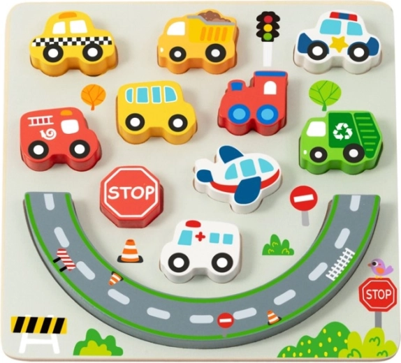 2Kids Toys παιχνίδι ισορροπίας-παζλ City 2 σε 1