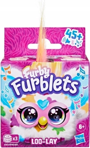 Furby Furblets Loo-Lay διαδραστικό μίνι λούτρινο με κλιπ