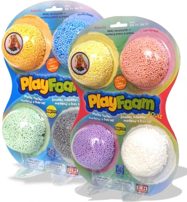 PlayFoam Boule σετ – 2 συσκευασίες μη λερωτικού αφρώδους πλαστελίνης (8 χρώματα)