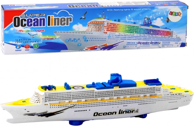 Διαδραστικό εκδρομικό πλοίο με φώτα, ήχους και αποφυγή εμποδίων