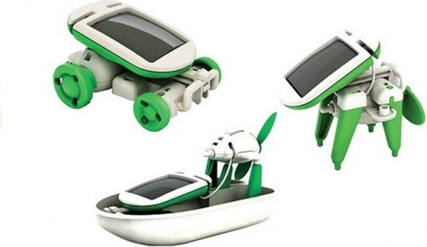 Εκπαιδευτικό ηλιακό ρομπότ 6 σε 1