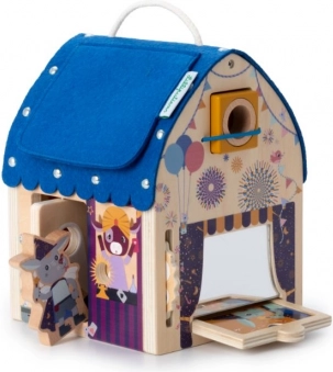 Ξύλινο σπιτάκι με οπτικές ψευδαισθήσεις Lilliputiens