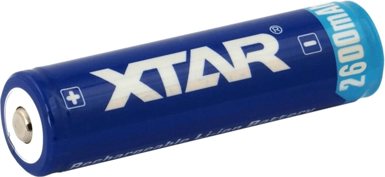 Xtar Samsung 18650 Li‑ion επαναφορτιζόμενη μπαταρία 3,7 V 2600 mAh με κύκλωμα προστασίας