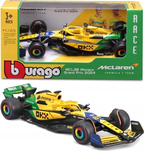 Bburago RACE φόρμουλα F1 McLaren MCL38 2024 Senna Edition 1:43 Oscar Piastri #81