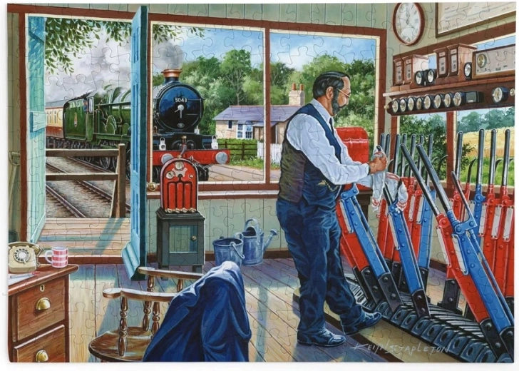House of Puzzles Παζλ Γραφείο σταθμάρχη, 250 μεγάλων κομματιών