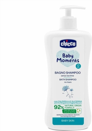 Chicco αφρόλουτρο 2 σε 1 για μαλλιά και σώμα Baby Moments 500 ml