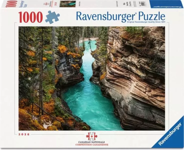 Παζλ Ravensburger Canadian Nationals: Καταρράκτης Athabasca 1000 κομμάτια