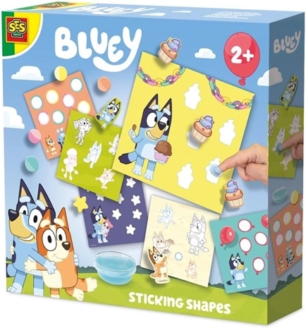 SES Bluey αυτοκόλλητα σχήματα