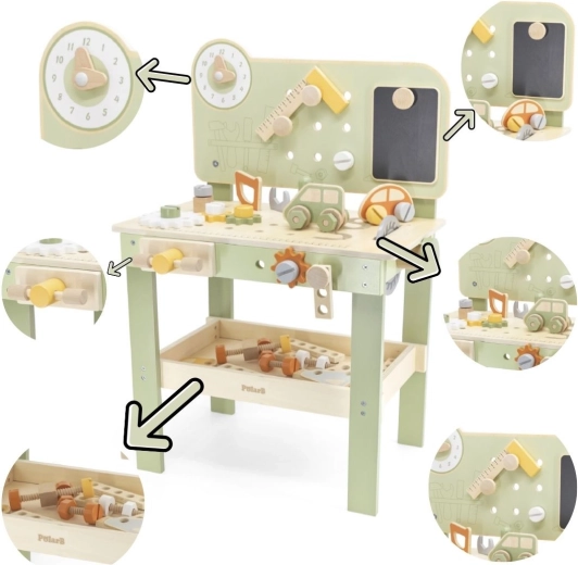 Ξύλινος παιδικός πάγκος εργασίας POLARB από τη VIGA