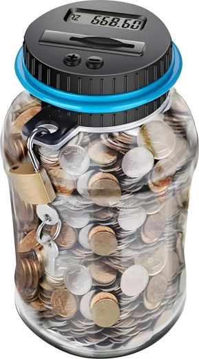 Ψηφιακός κουμπαράς Renew Force με μετρητή κερμάτων 1,8 l