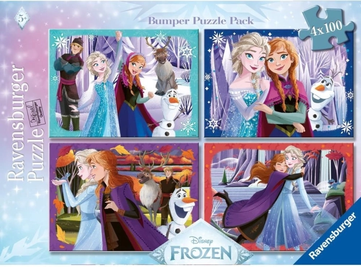 Παζλ Ravensburger Disney Frozen 4×100 κομμάτια