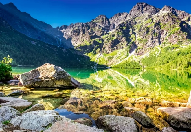 Παζλ 1500 κομματιών Morskie Oko – ανατολή, Τάτρα