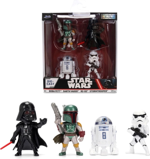 Star Wars Metalfigs σετ 4 μεταλλικών φιγούρων - 4 τεμάχια