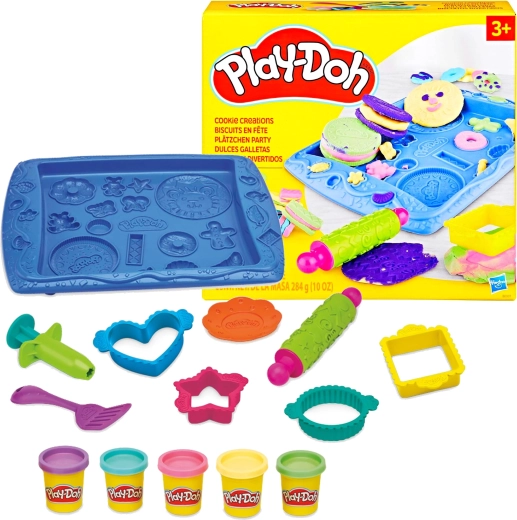 Play-Doh γλυκά μπισκότα – δημιουργικό σετ με 5 χρώματα και αξεσουάρ