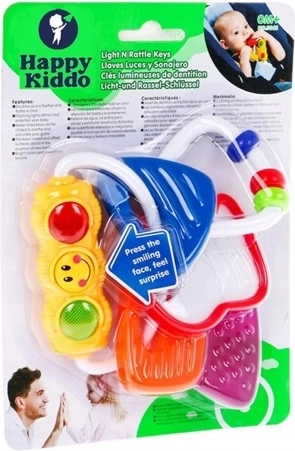 Hola SmilyPlay κουδουνίστρα κλειδάκια με μασητικό και φώτα