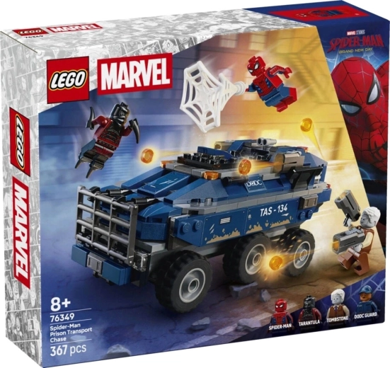 LEGO Marvel καταδίωξη του Spider-Man με το όχημα μεταφοράς κρατουμένων