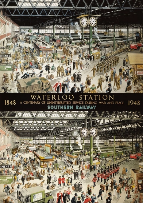 Παζλ Σταθμός Waterloo το 1848 και το 1948, 1000 κομμάτια