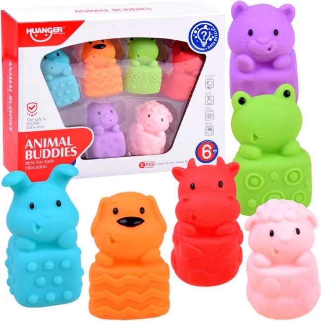 Λαστιχένια ζωάκια για το μπάνιο