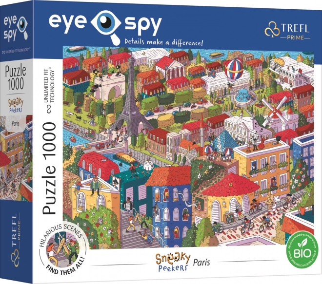 Παζλ Trefl Eye-Spy Sneaky Peekers Παρίσι 1000 κομμάτια