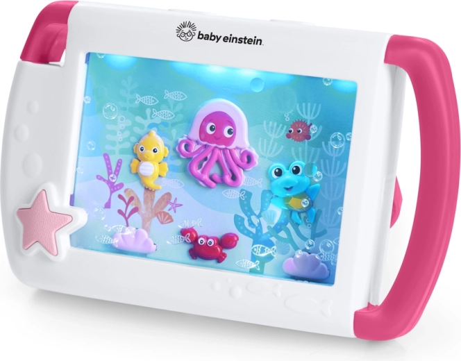 Baby Einstein φορητή συσκευή αναπαραγωγής με ήχους, μουσική και φώτα Sea Dreams ροζ