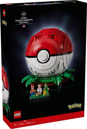 LEGO Pokémon εμβληματική Poké Ball με εκπαιδευτές