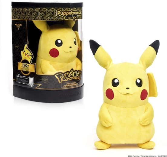 Pokémon Pikachu RealFX Puppetronic διαδραστική λούτρινη μαριονέτα