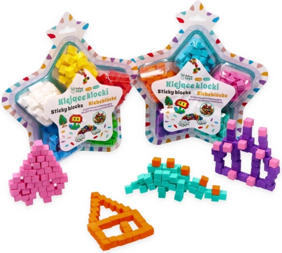 Αισθητηριακοί κολλητικοί κύβοι Adam Toys