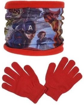 Λαιμός-κασκόλ και γάντια Avengers - 1 τεμ.