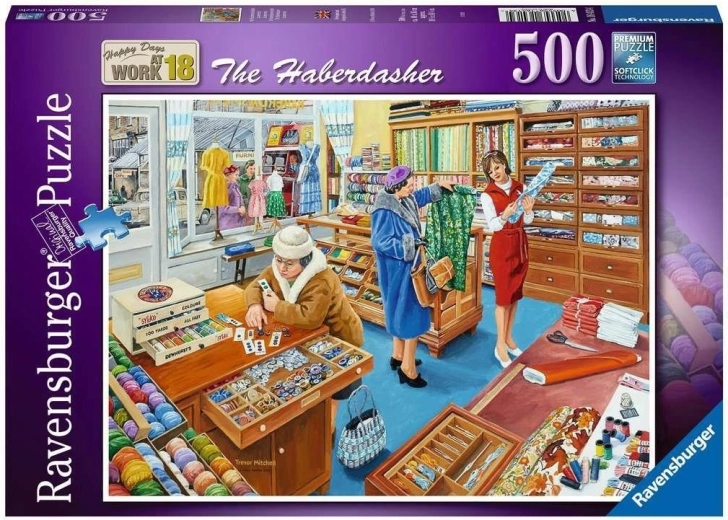 Παζλ Ravensburger Happy Days at Work: γαλαanterie 500 κομμάτια