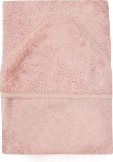 Timboo πετσέτα με κουκούλα 75 × 75 cm Misty Rose