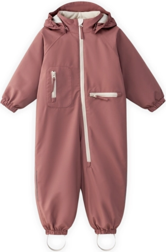 Μεταβατική ολόσωμη φόρμα Leokid Ulli pink clay, μέγεθος 98 (3–4 ετών)